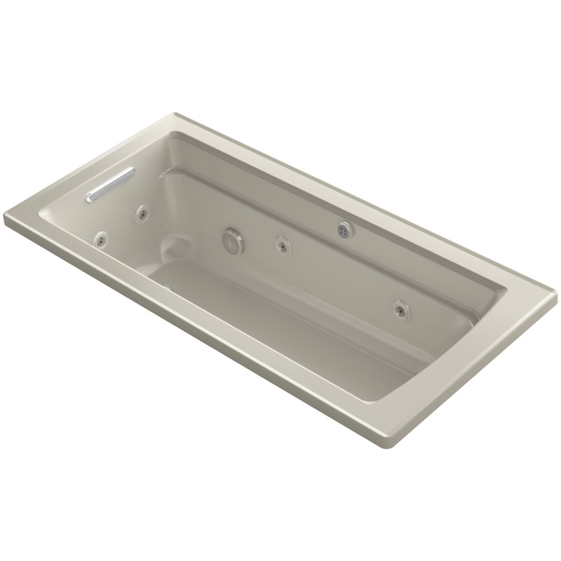 Archer Drop-in Whirlpool and BubbleMassage Air Bath, Banc de sable