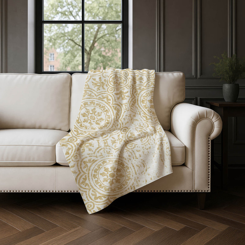 Jeté Sherpa ASB758 Addison, Doré