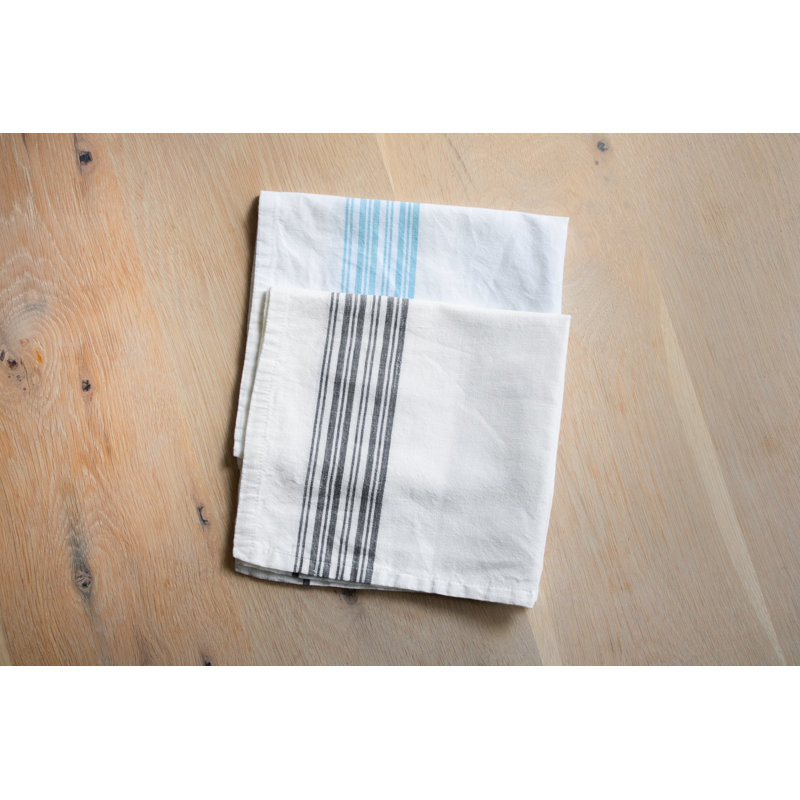 Ensemble de 4 serviettes Dinard gris anthracite, Gris anthracite