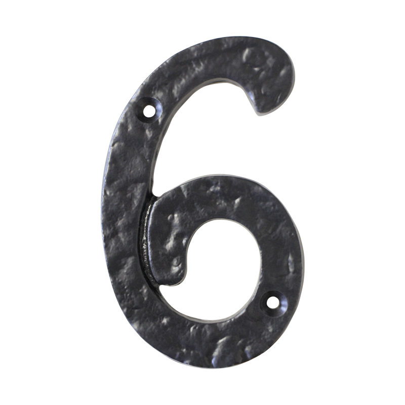 Numéro de maison 4 po, 6