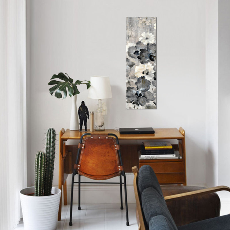 « crystal raindropss panel i », reproduction d’art sur toile, H 36 po x l 12 po x P 1,5 po, Toile tendue