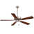 Brushed Nickel with Dark Walnut Blades