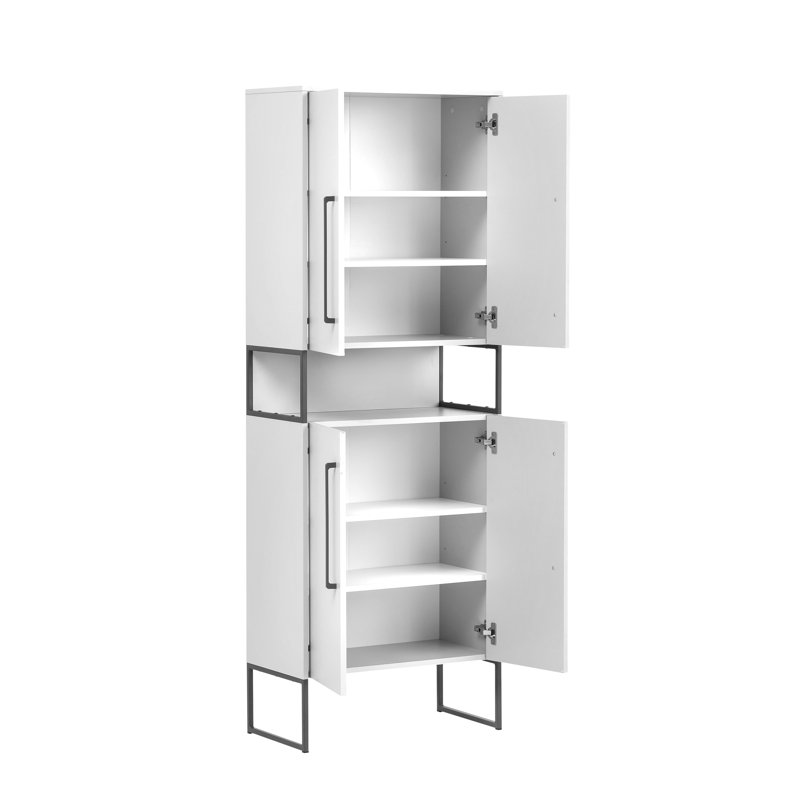 Limone Linen Cabinet, White