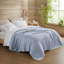 1-Piece Full/Queen Rayon Blanket, Light Blue