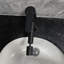 Bathroom Faucet, Single Handle Vanity Sink Faucet In Matte Black, Stainless Steel Construction For Durability And Convenience Design, Made A Smooth Functional Installation