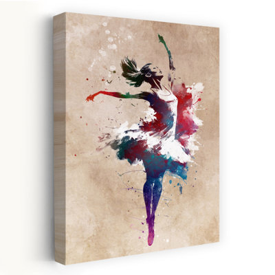 «Vibrant Dance Expression», art mural contemporain