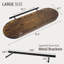 Tablette flottante en bois massif