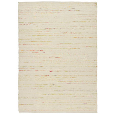 Hand Woven Wool Multipastel Indoor Rug