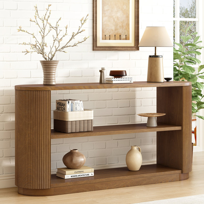 Console de vestibule moderne Mirod, Brun
