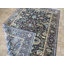 Tapis intérieur de couleur gris anthracite 5 pi 10 po x 8 pi 10 po one-of-kind-noué la à la main