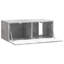Unfinished TV Stand for TVs up to 28" with Fireplace Included-129607030-130131475