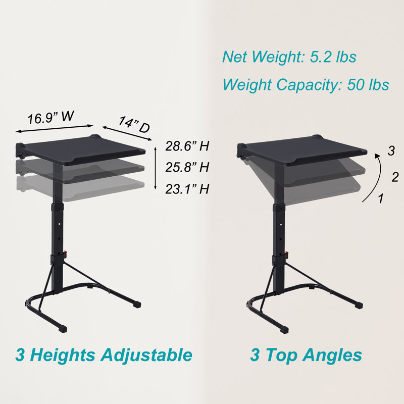 Kamilyah Tray Table, Black