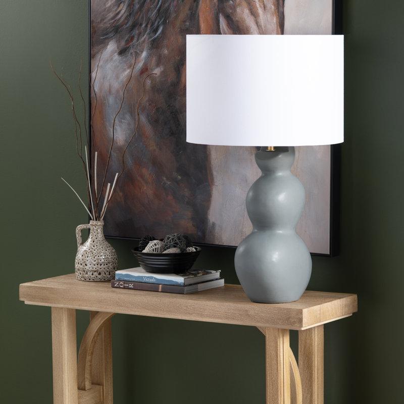 31" H Ceramic Table Lamp With Shade