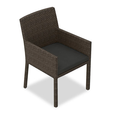 Chaise de patio avec coussin Aramanta