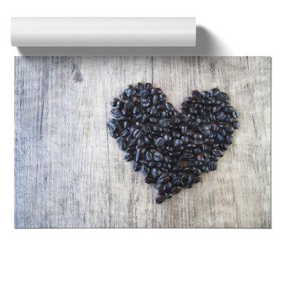 Coffee Beans Painting - Frameless Print