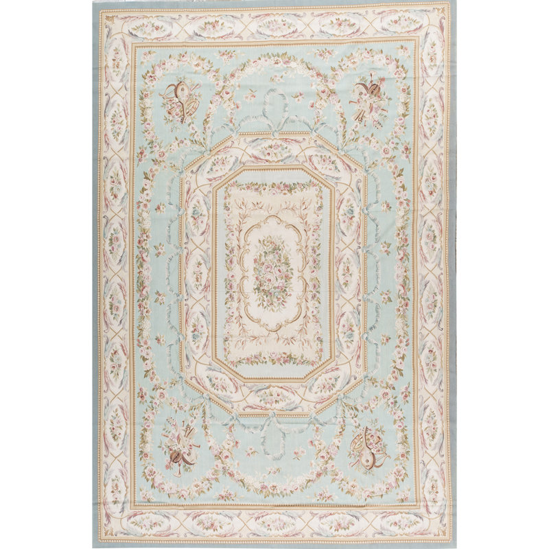 Aubusson Renaissance Wool Oriental Area Rug