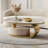 Oval Coffee Table with Drawer