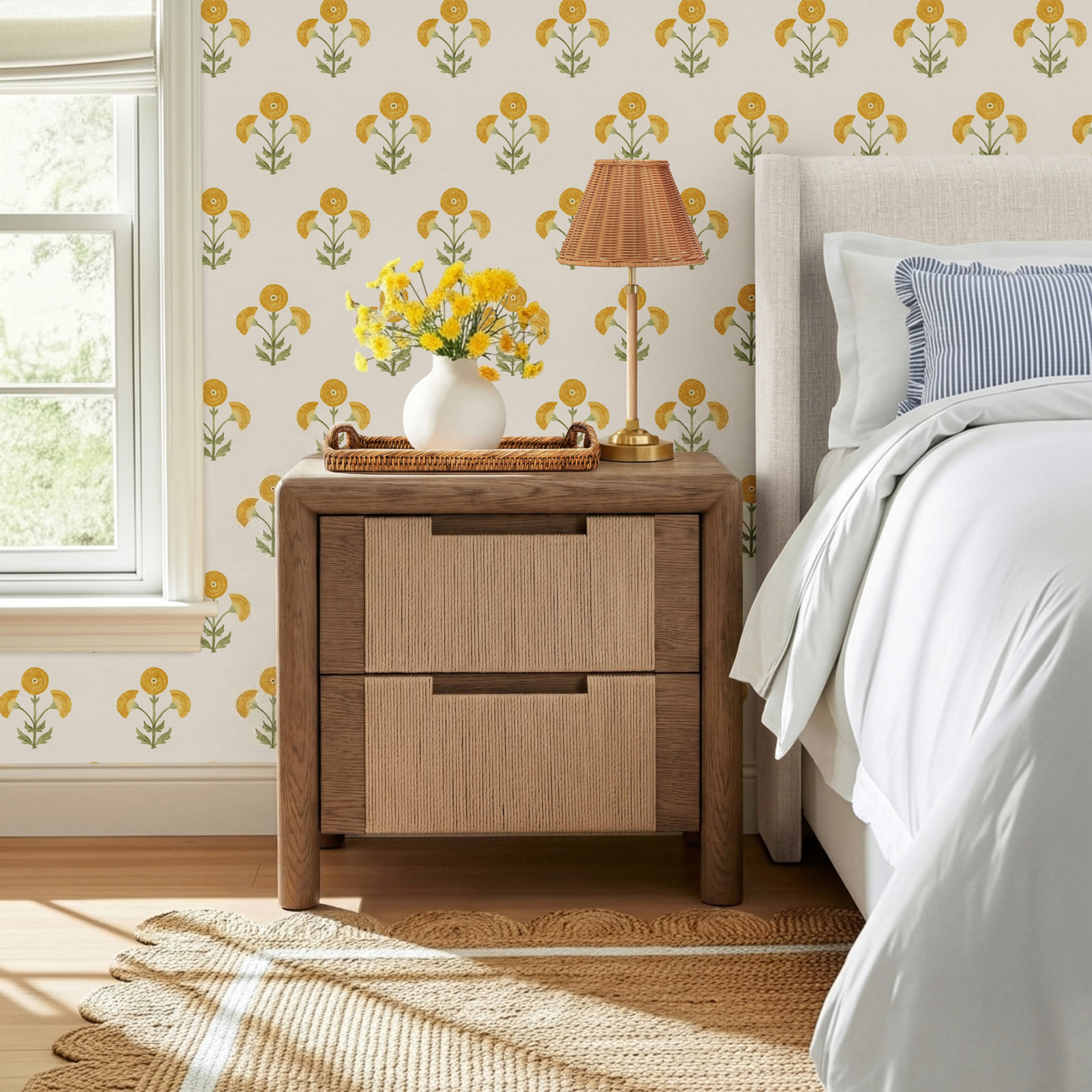 Maddy Oak Nightstand