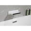 Robinet de cascade en acier inoxydable, Robinet de baignoire mural pour salle de bain, Haut débit, Blanc, Ornement de lavabo, Acier, Raccord enchanteur-117439723