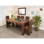 Arrighetto Extendable Walnut Solid Wood Dining Table