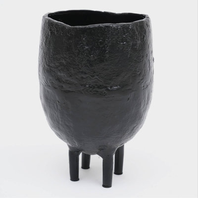 Decorative Sollender Aluminium Table Vase For Living Room/Table Décor-6X6X8.6"