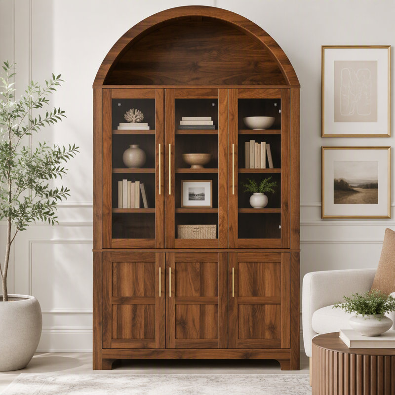 72.8 " H Kitchen Pantry, Brown