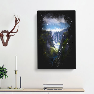 Cliffs of Iceland - Wrapped Canvas