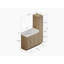 Ensemble de meuble-lavabo simple 57 po Disar-117788003