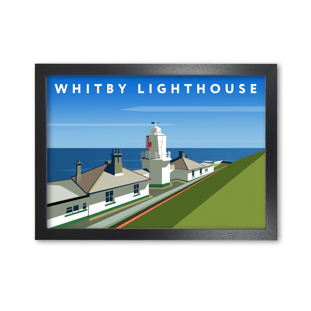 Poster Whitby-Leuchtturm von Richard O'Neill