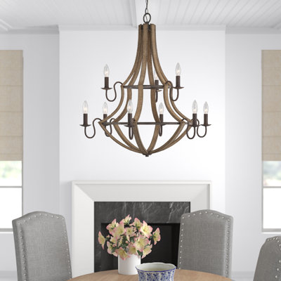 Cahill 9 - Light Dimmable Tiered Chandelier
