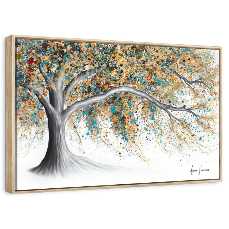 Arbre Western Breeze, Cadre flottant en bois naturel, 25 po x 17 po