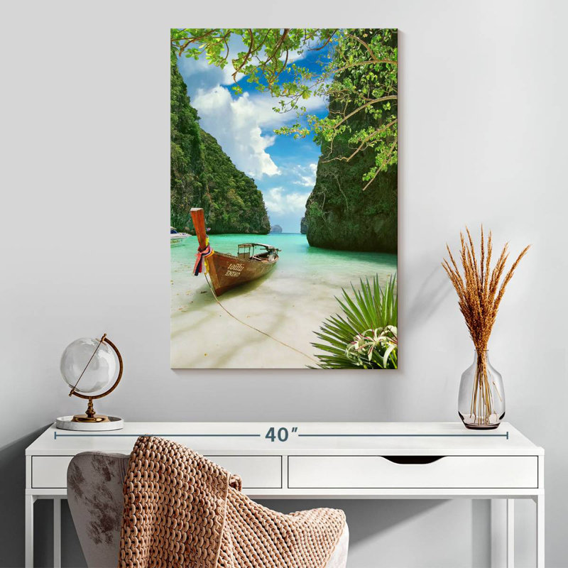 Aime Thai Paradise Boat, 30" H x 20" W
