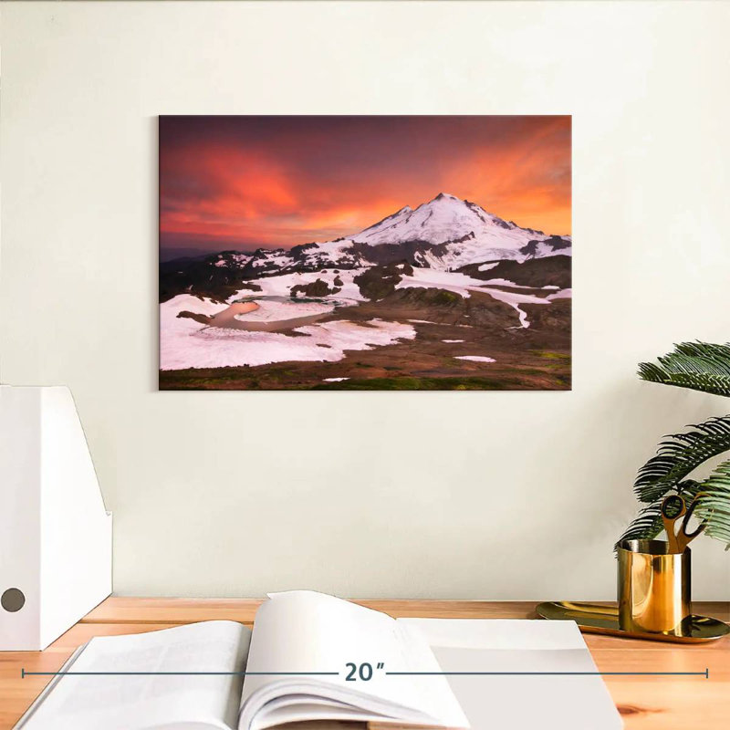Alvord Snowcapped Mount Baker, 8" H x 12" W