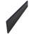 24" x 4" Matte Porcelain Bullnose Tile Trim in Absolute Black