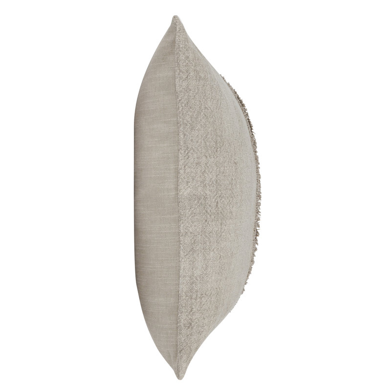 Abstract Throw Pillow Cover & Insert, Natural/Taupe