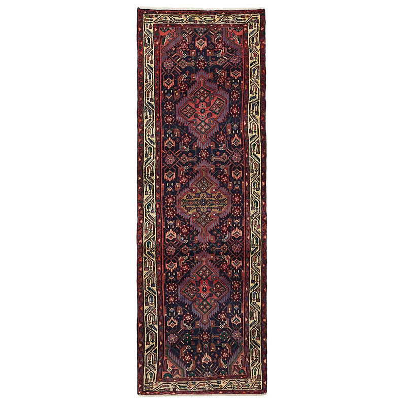 Tapis bleu marine Anadol 3 pi x 9 pi 6 po