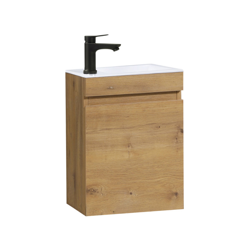 Single Bathroom Vanity with Resin Basin