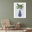 Reproduction d'art sur toile tendue Trinx Fab Funky Gallery: Vase chinoiserie 7, avec plante-964058582