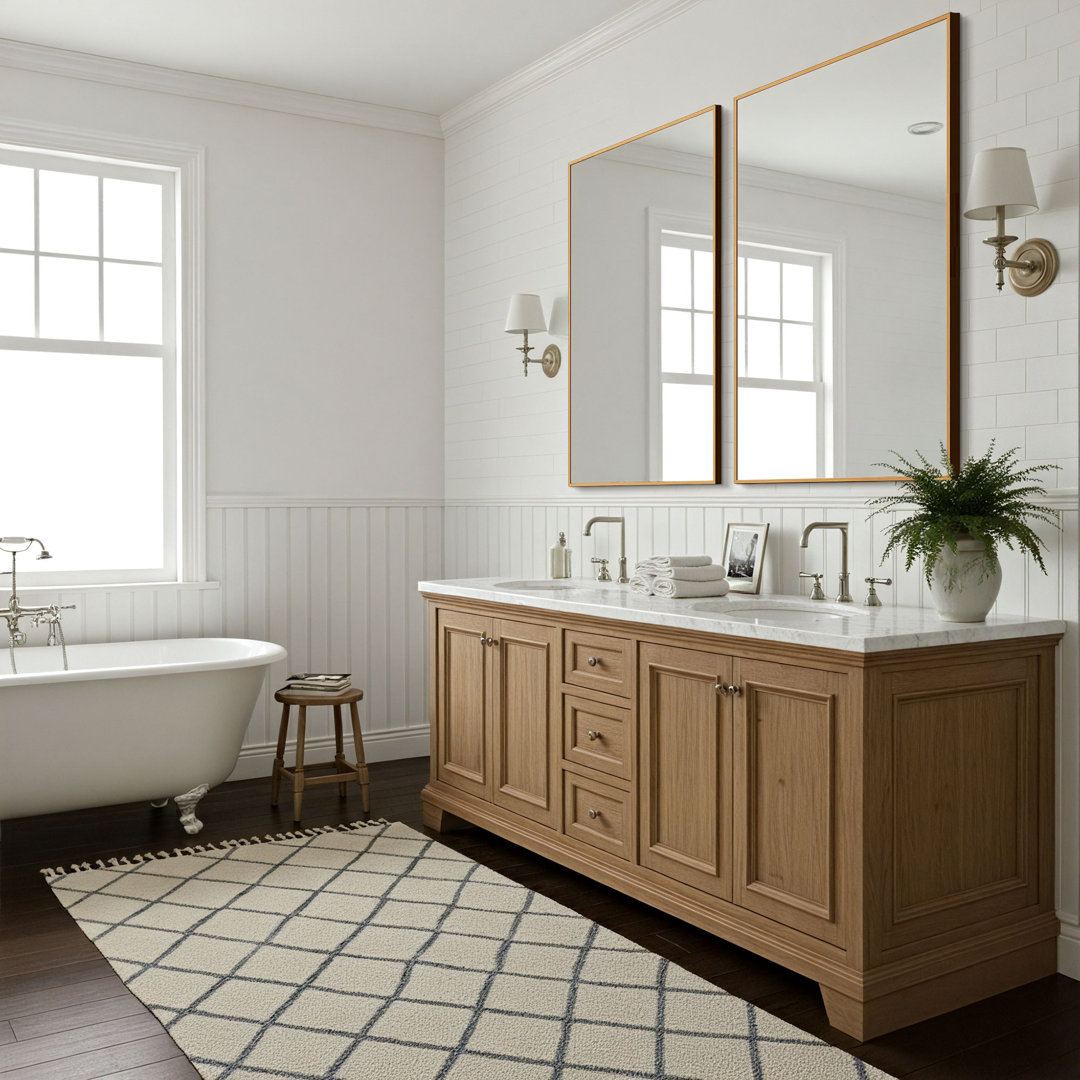 Eppinger 36" × 24" Bathroom/Vanity 2 Mirrors (Set of 2) Zipcode Design™ 