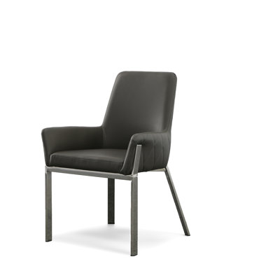 Fauteuil rembourré gris Boaman