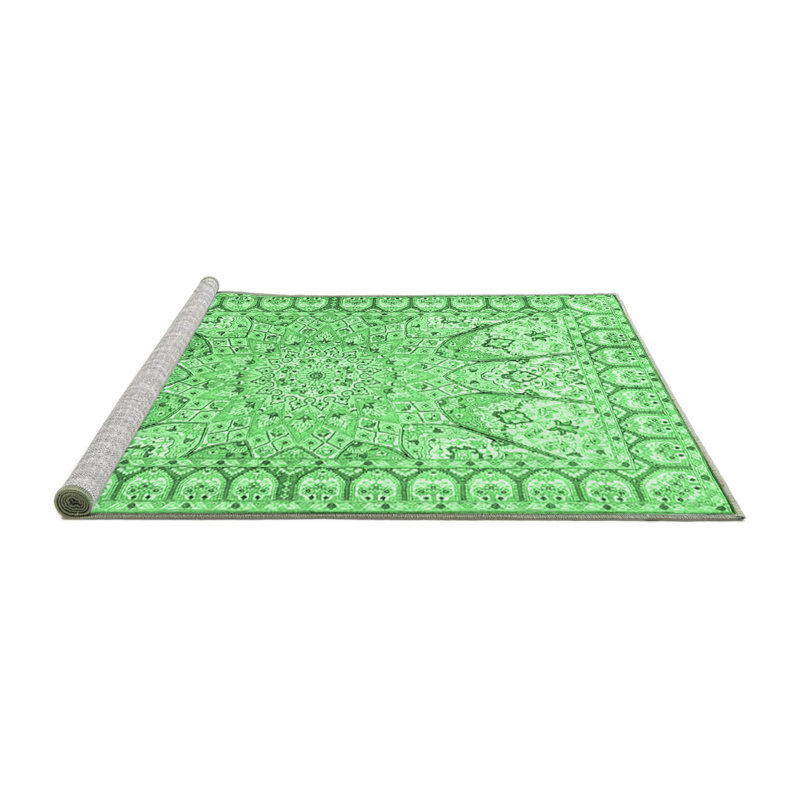 Washable Oriental Indoor Rug, Square 5'