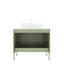 Meuble-lavabo autoportant pour salle de bain avec lavabo-338855394