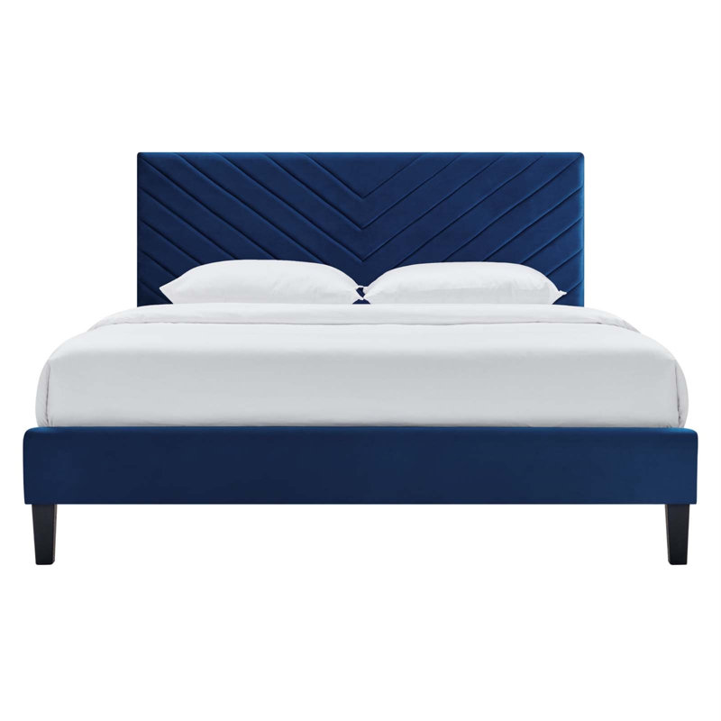 Plateforme Modway Roxanne, Bleu marine, Simple