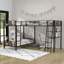 Lit superposé simple en métal avec bureau intégré Loranger par Mason & Marbles