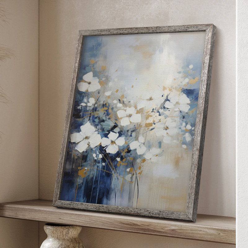 Reproduction encadrée FLORAL Series CCLxx III - bois massif, H 11 po x l 9 po