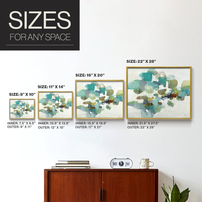 Stepping Stones -Framed Print - Restickable