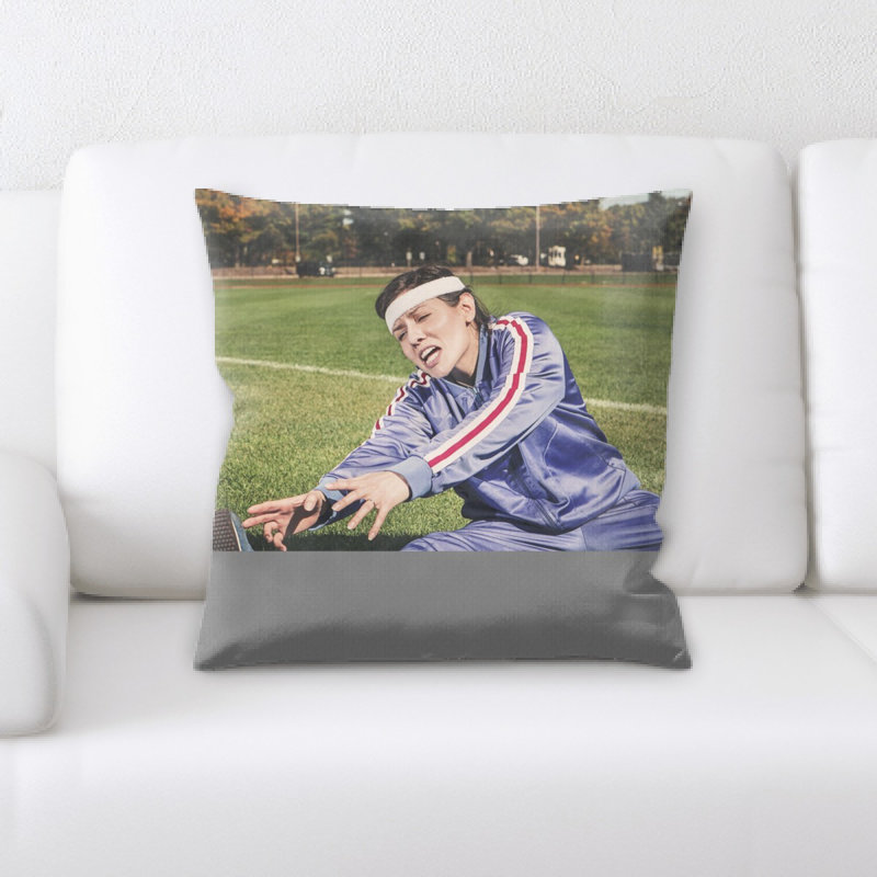 Stretching Throw Pillow