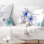 Coussin lombaire en fleur symétrique floral