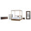 Thomas Bina Upholstered Canopy Bed-1392743752