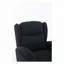 Chaise berçante rembourrée en tissu Teha Teddy-34025544